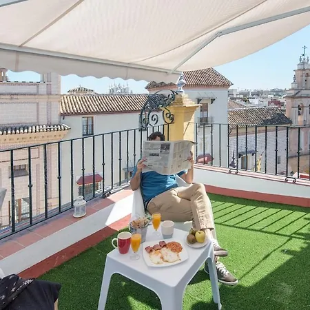 Penthouse Barrio De Santa Cruz Apartman